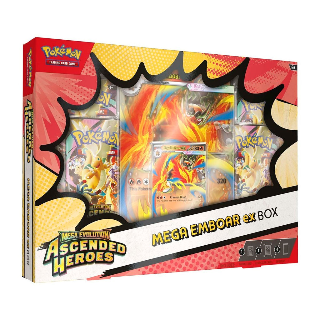 Pokemon TCG: ME02.5 Ascended Heroes - Mega Emboar ex Box