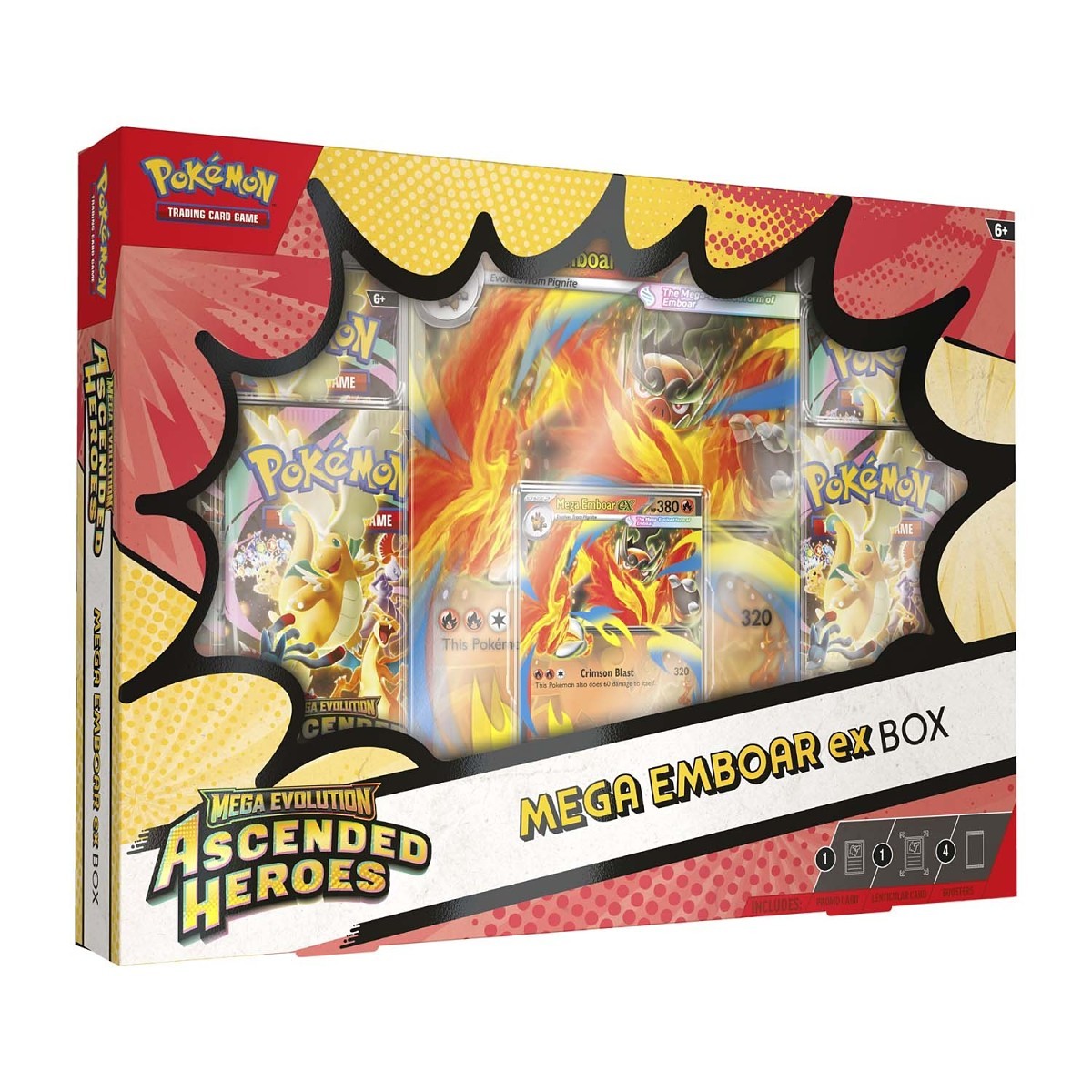 Pokemon TCG: ME02.5 Ascended Heroes - Mega Emboar ex Box