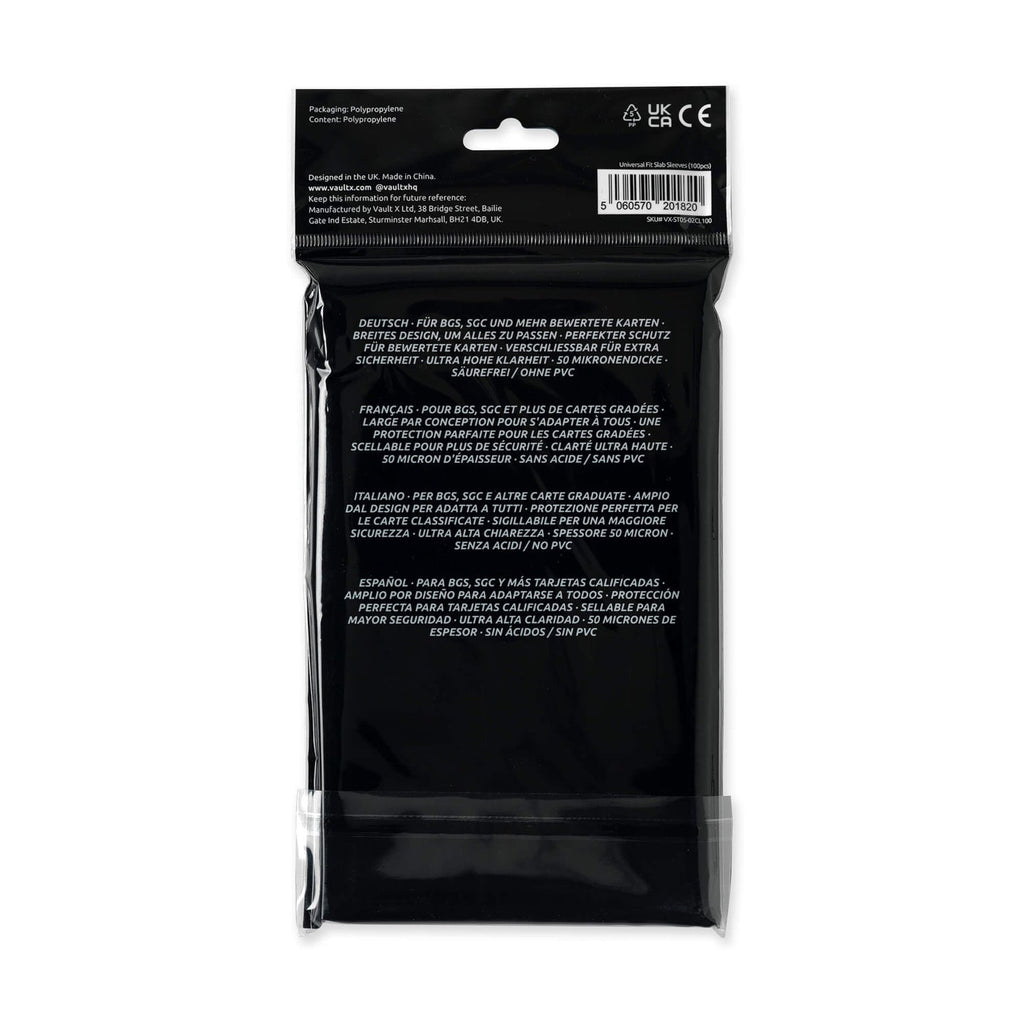 Vault X: Universal fit slab sleeves (10kpl)