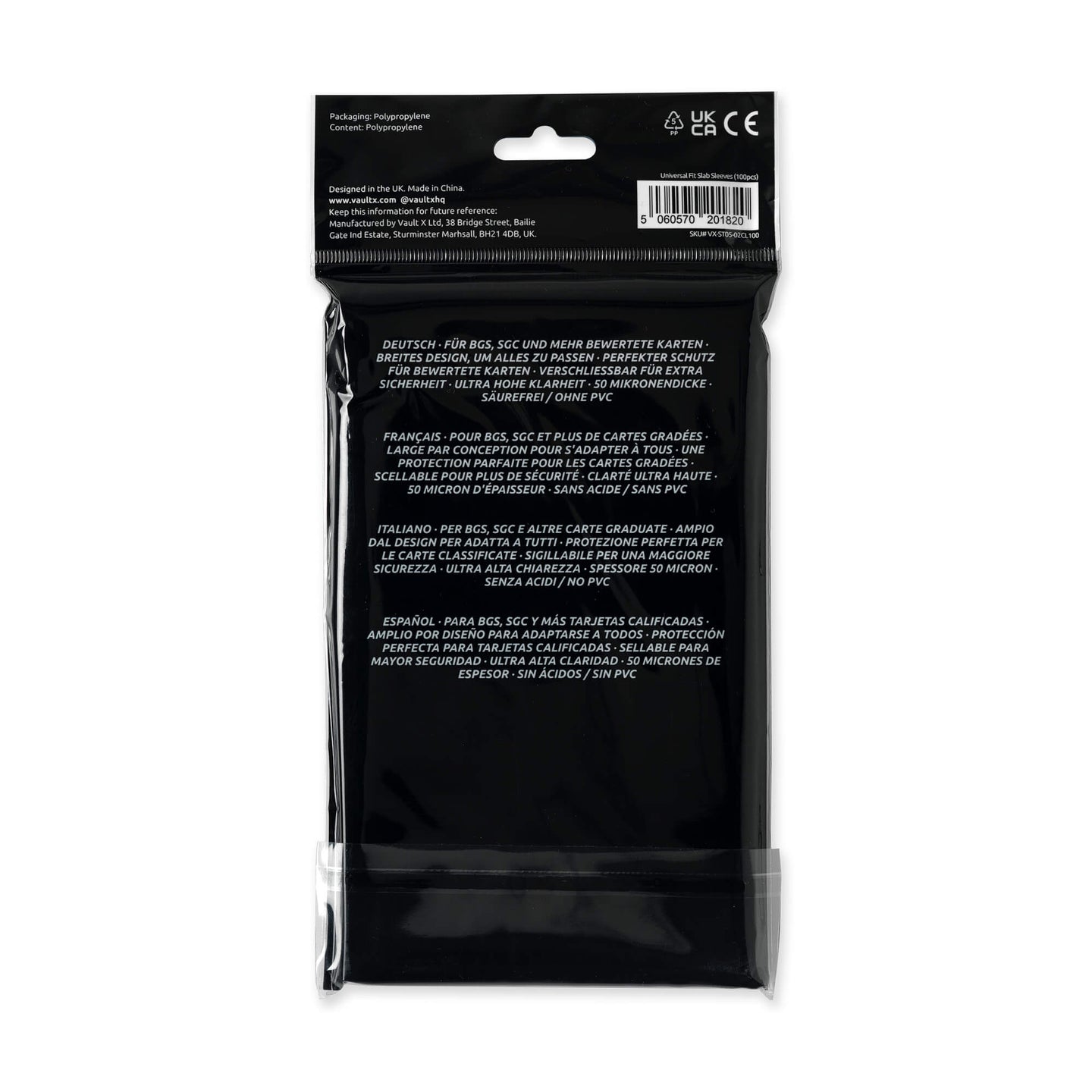 Vault X: Universal fit slab sleeves (10kpl)