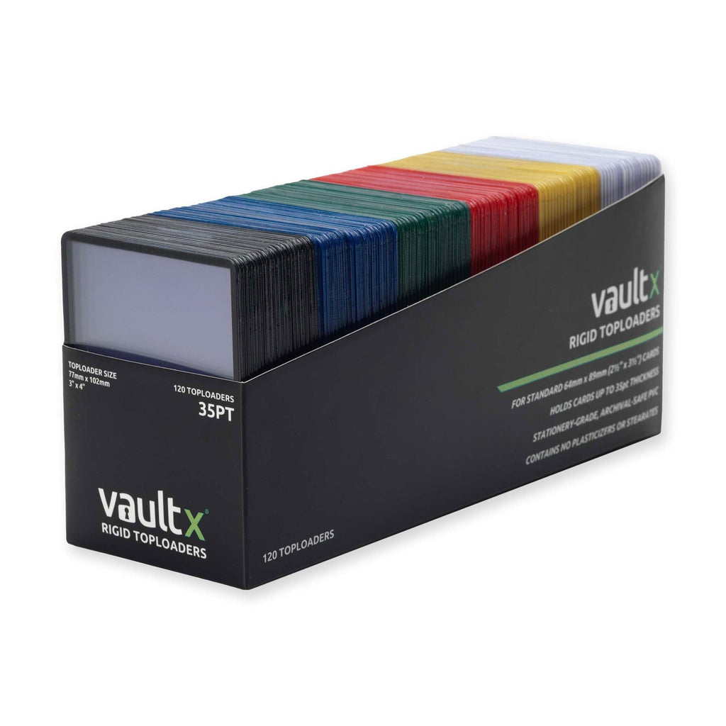 Vault X: Seamless Rigid Toploaders 35pt (Colours) - yksittäinen toploader, useita eri värejä