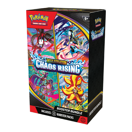 Pokemon TCG: Mega Evolution— Chaos Rising Booster Bundle