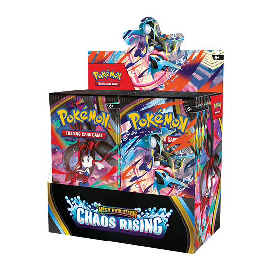 Pokémon TCG: Mega Evolution— Chaos Rising Booster Display